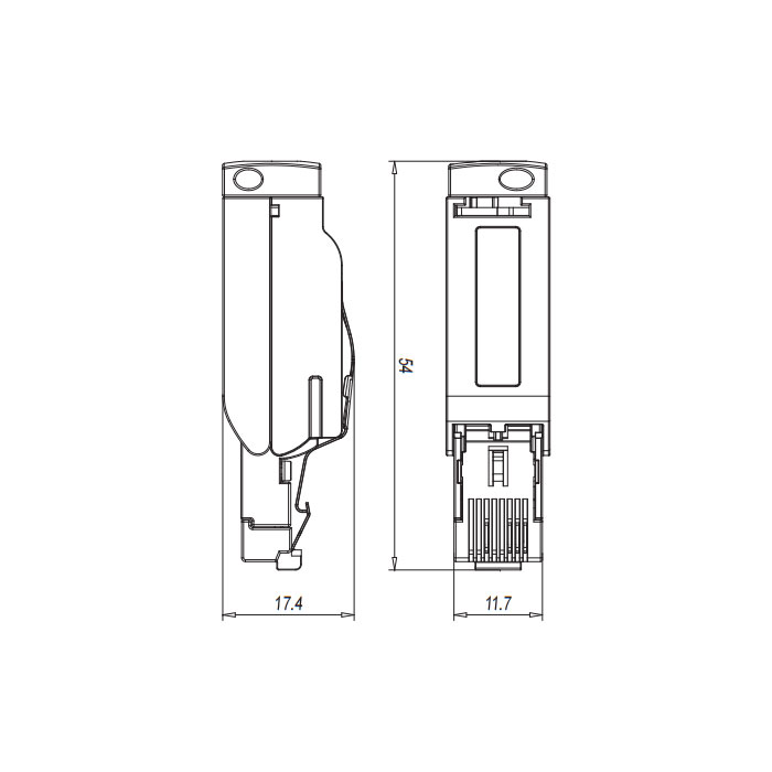 RJ45、直型公頭、絕緣層刺破連接技術(shù)、屏蔽、0CF161 